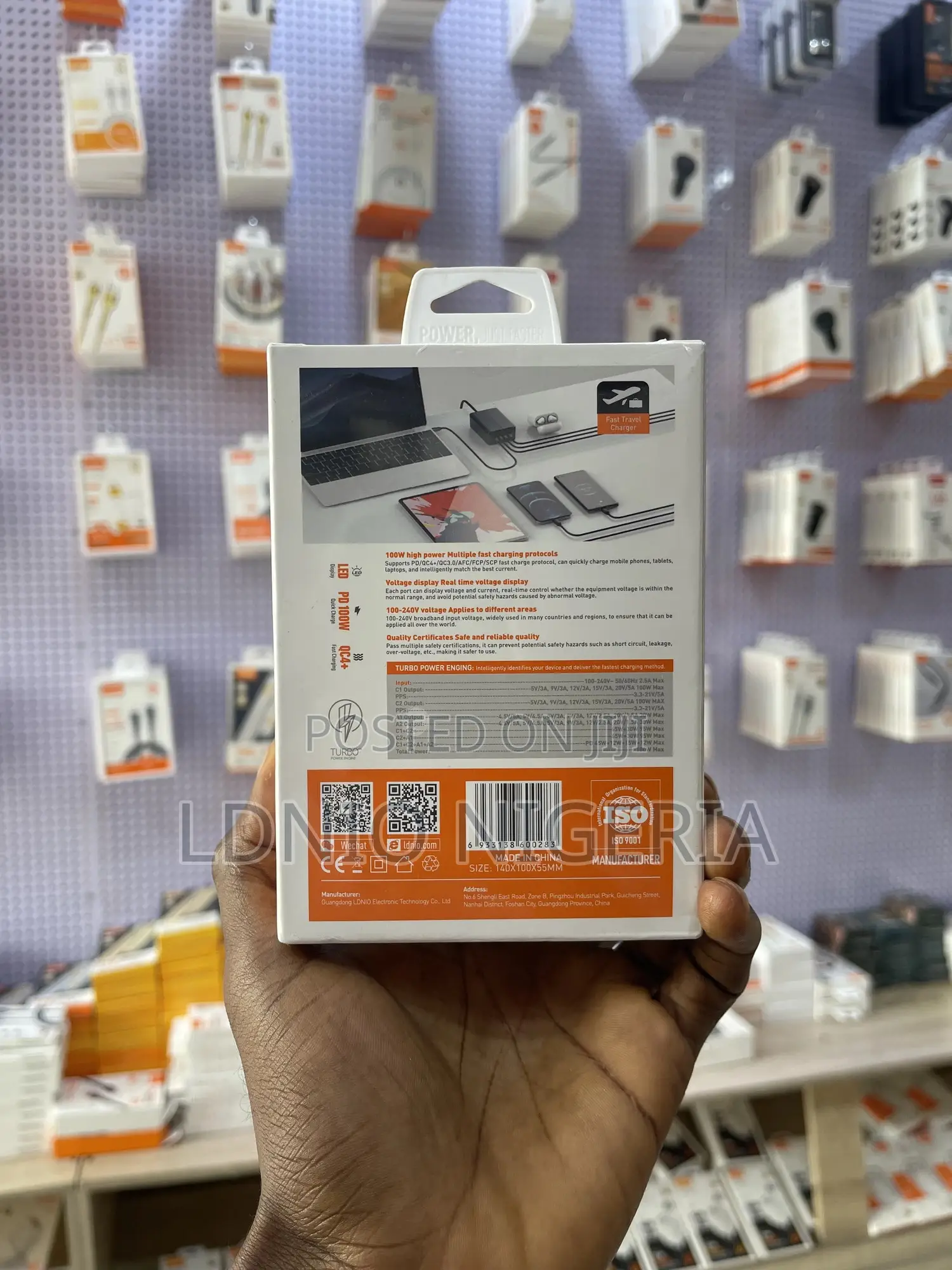 Ldnio A4809c 100w Gan Desktop Charger