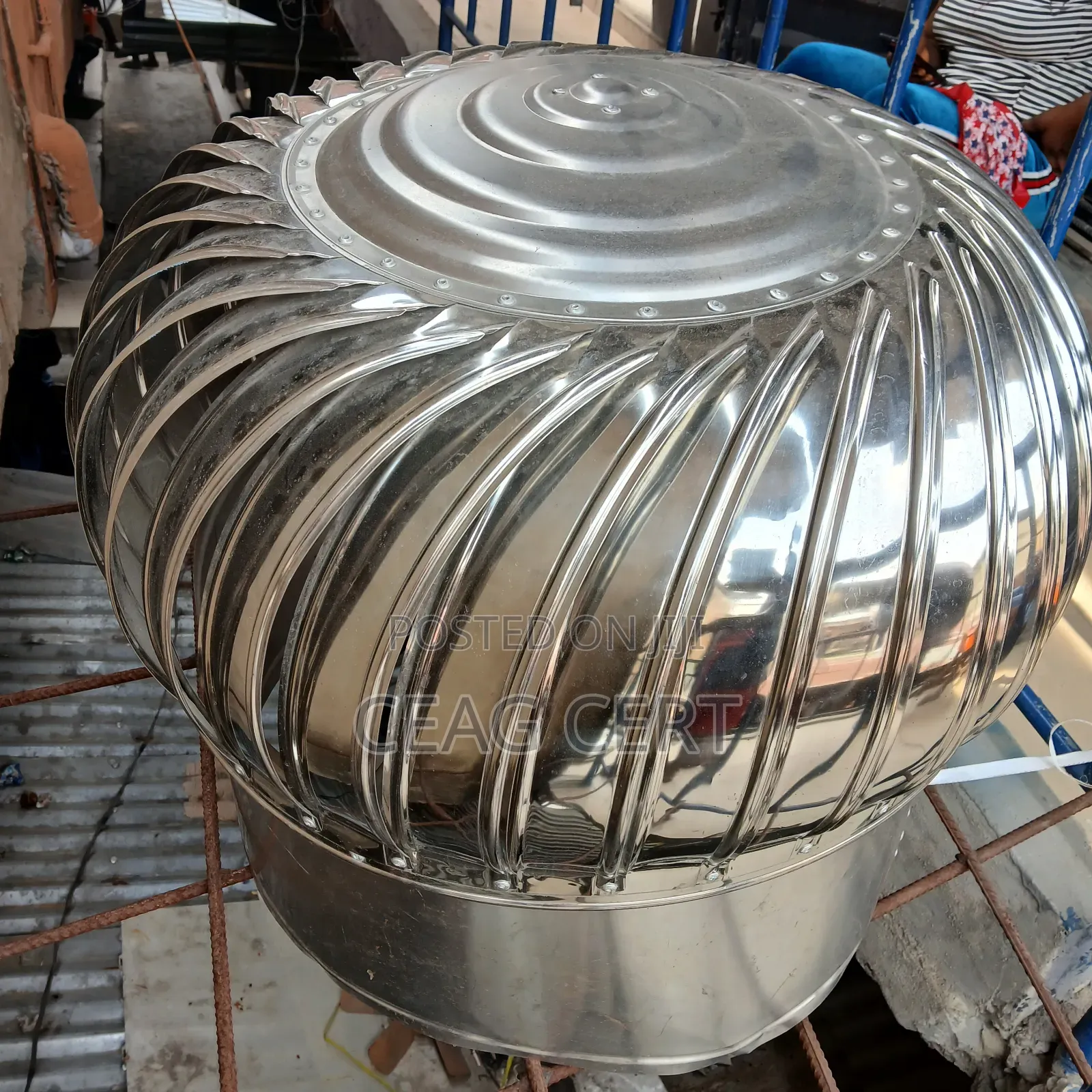 Roof Turbine Ventilator.