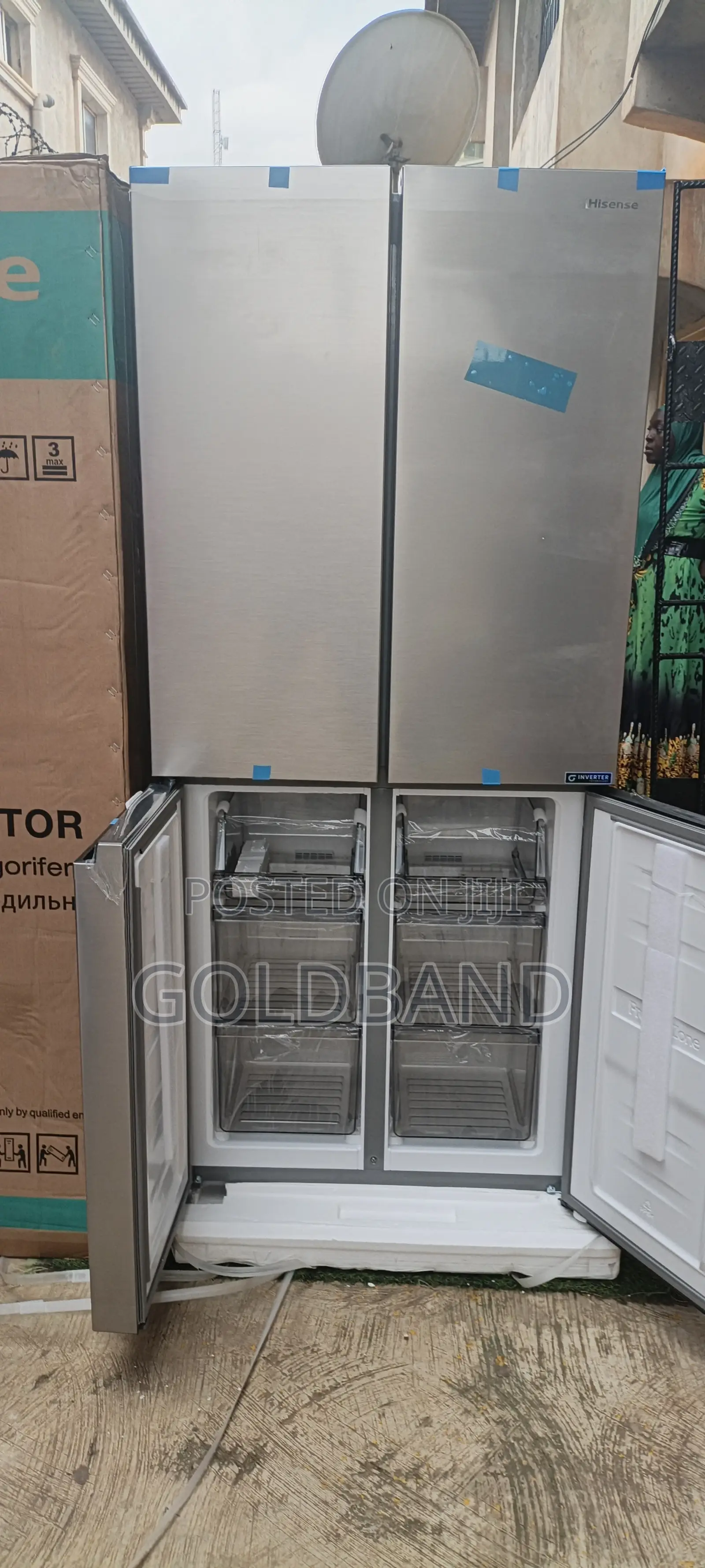 Hisense Ref 54wc 392l Refrigerator With Four Doors