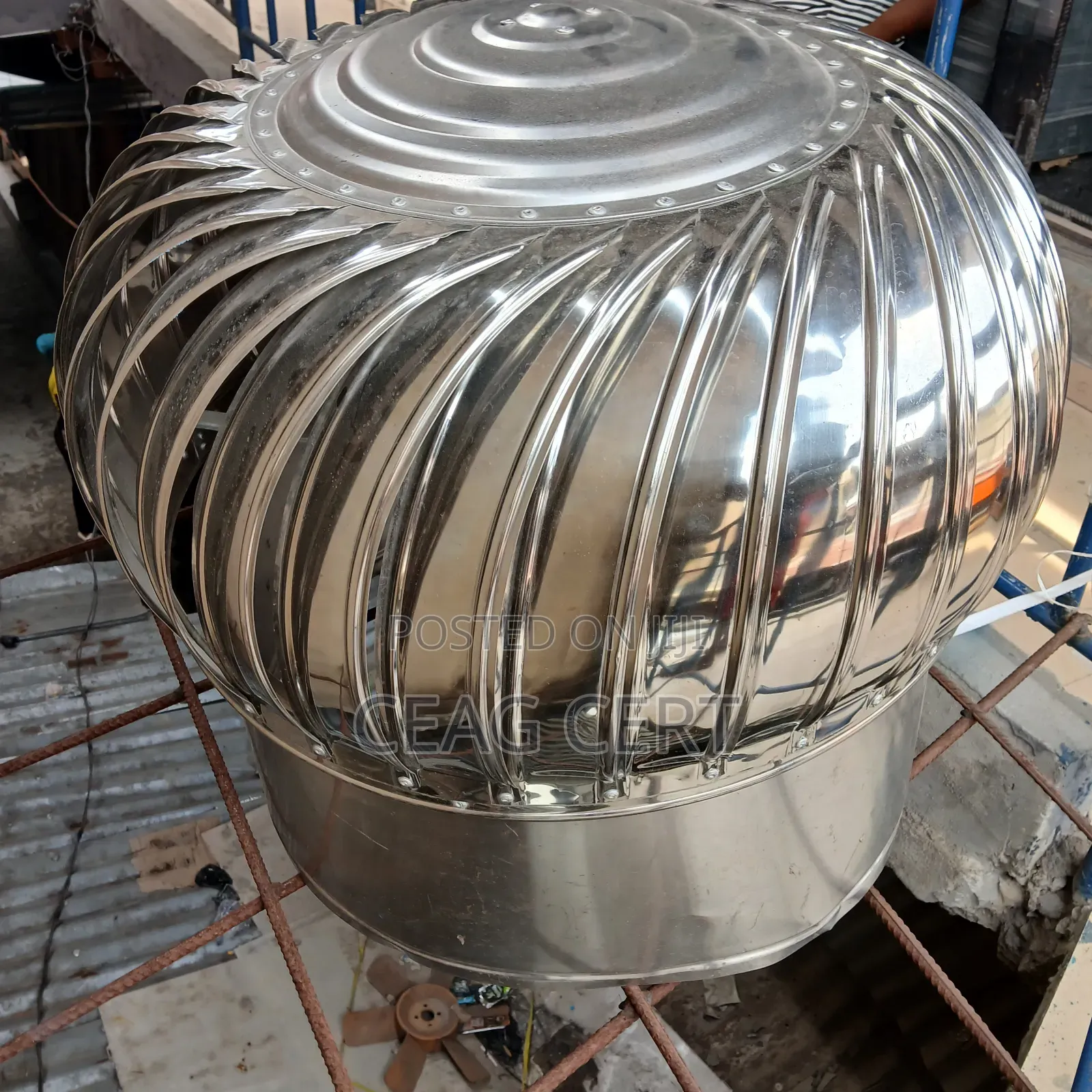 Roof Turbine Ventilator.