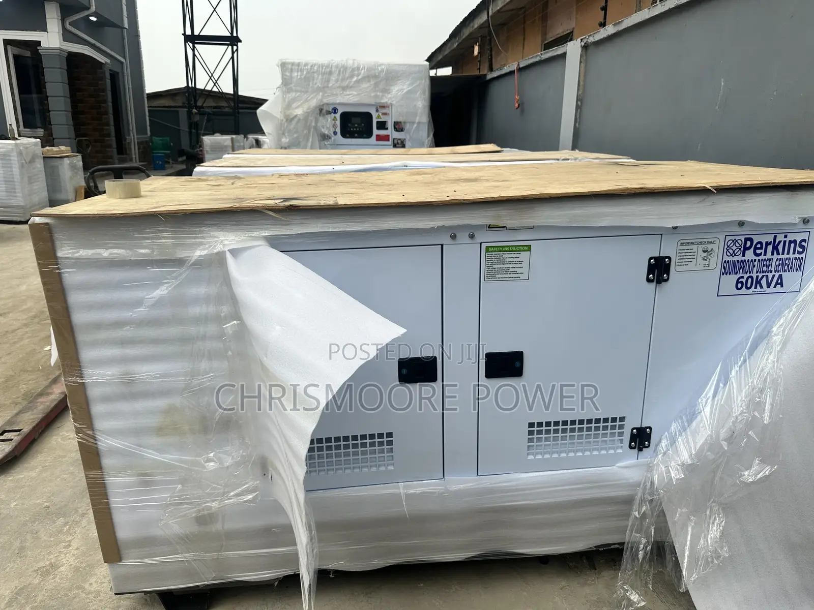 (60kva) Perkins Diesel Soundproof Generator Model Sp60kva