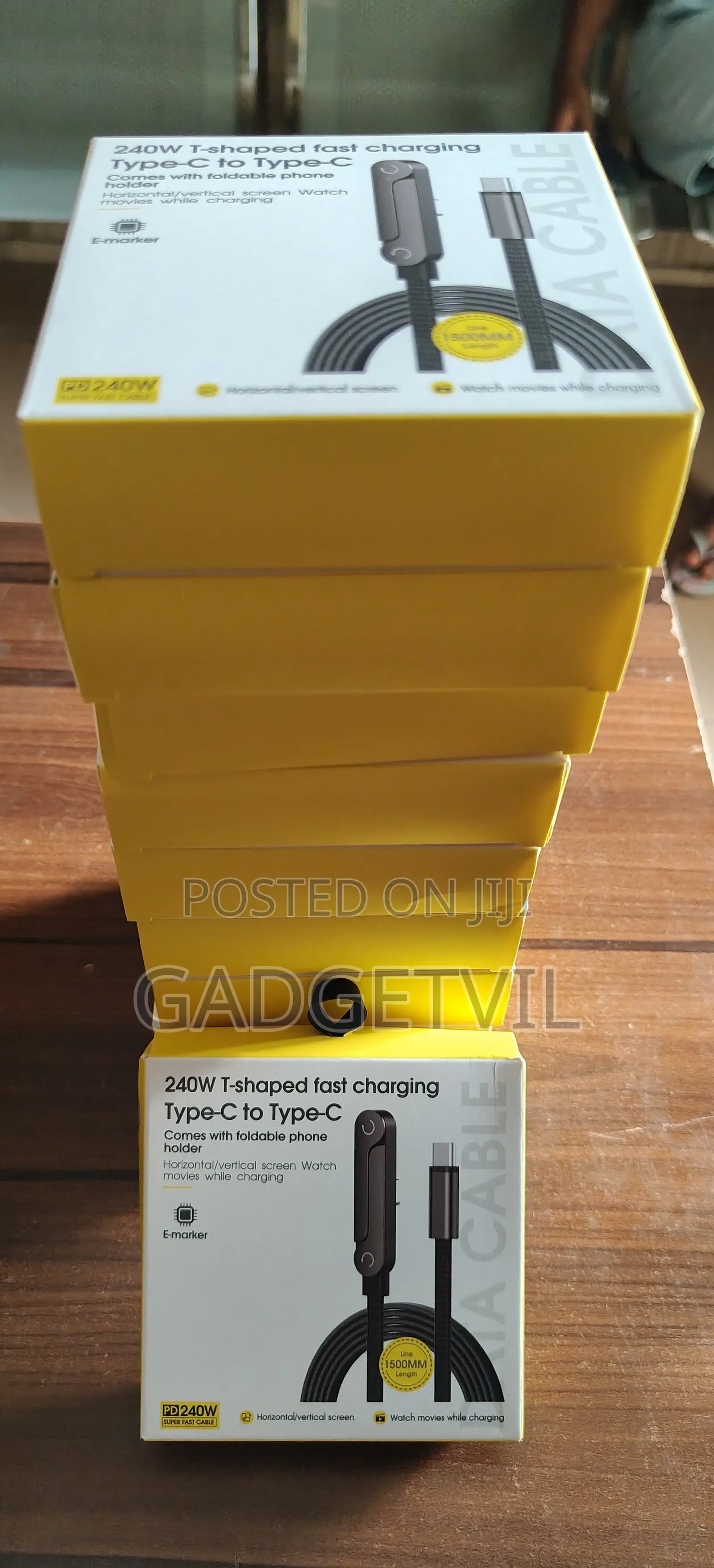 240w Folded Stand Braided Pure Copper Data Cable