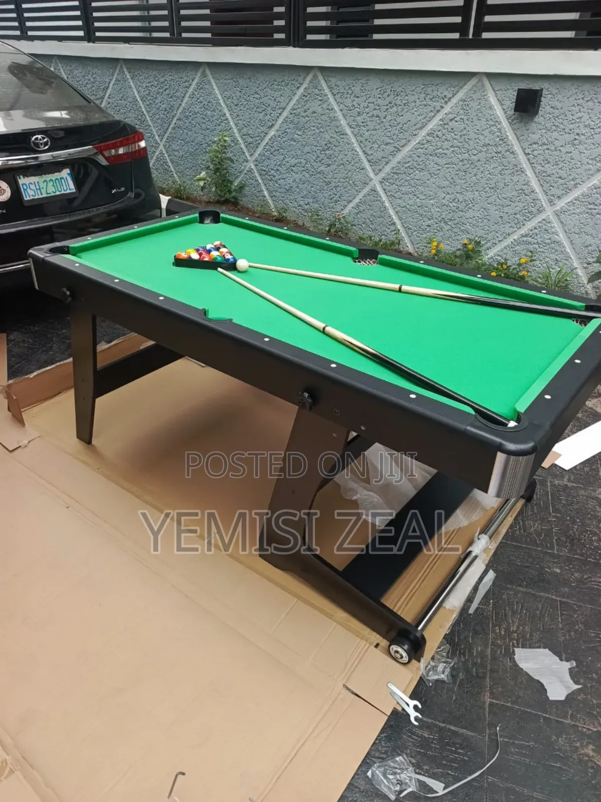 Single 6ft With Snooker Table