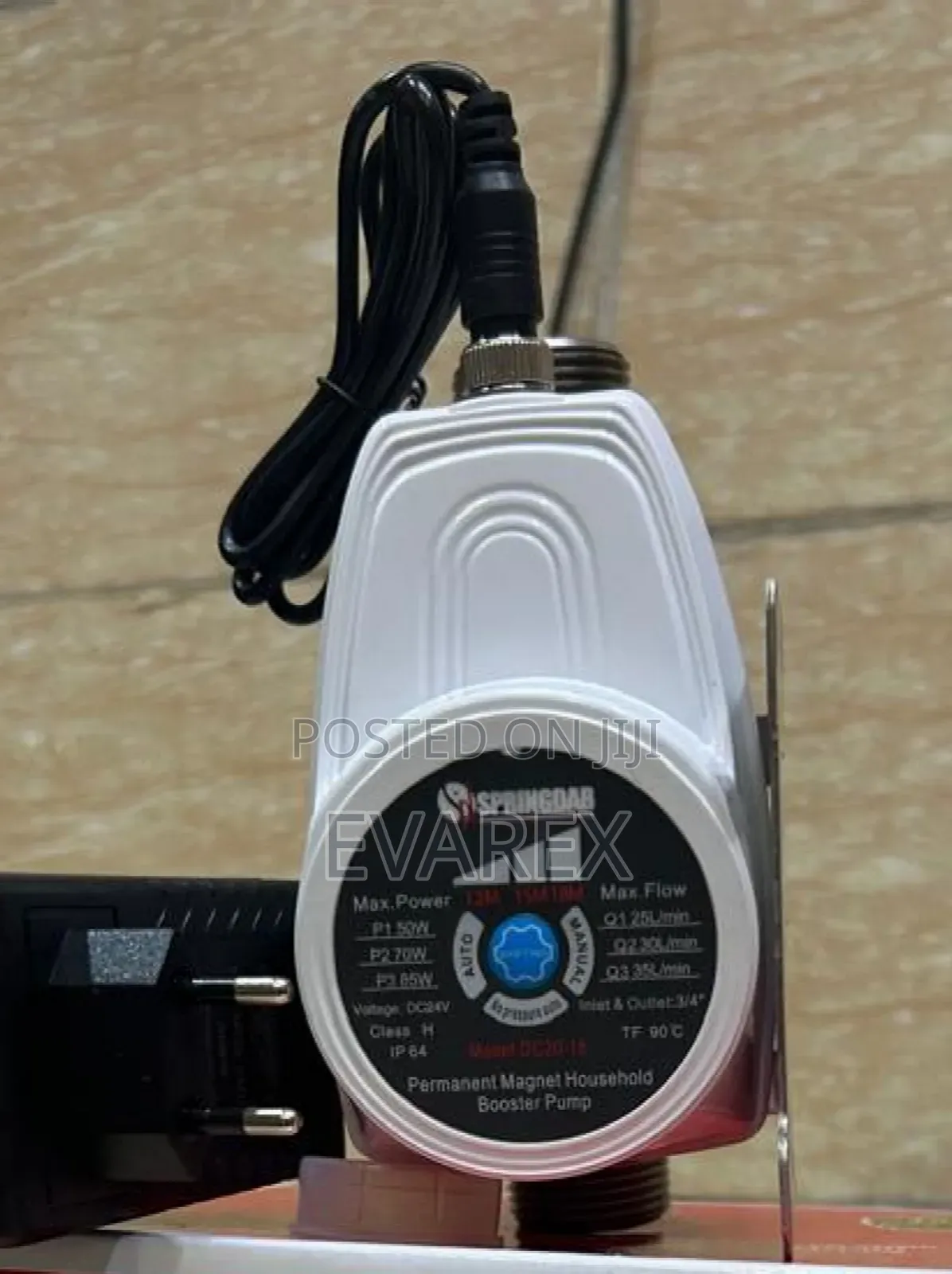 Solar/Electric Water Pressure Booster Pump Ac/Dc