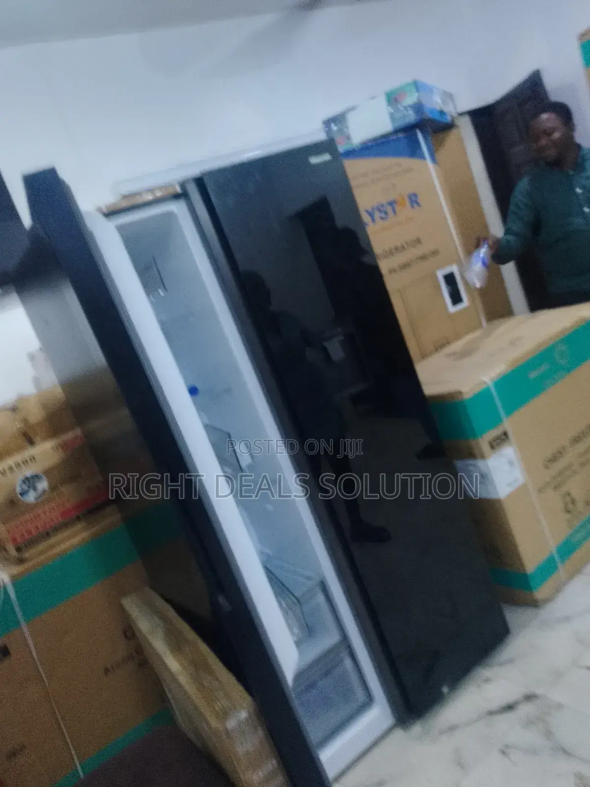 Frost Free Hisense Side-by-Side Fridge | Inverter Tech | Black Model