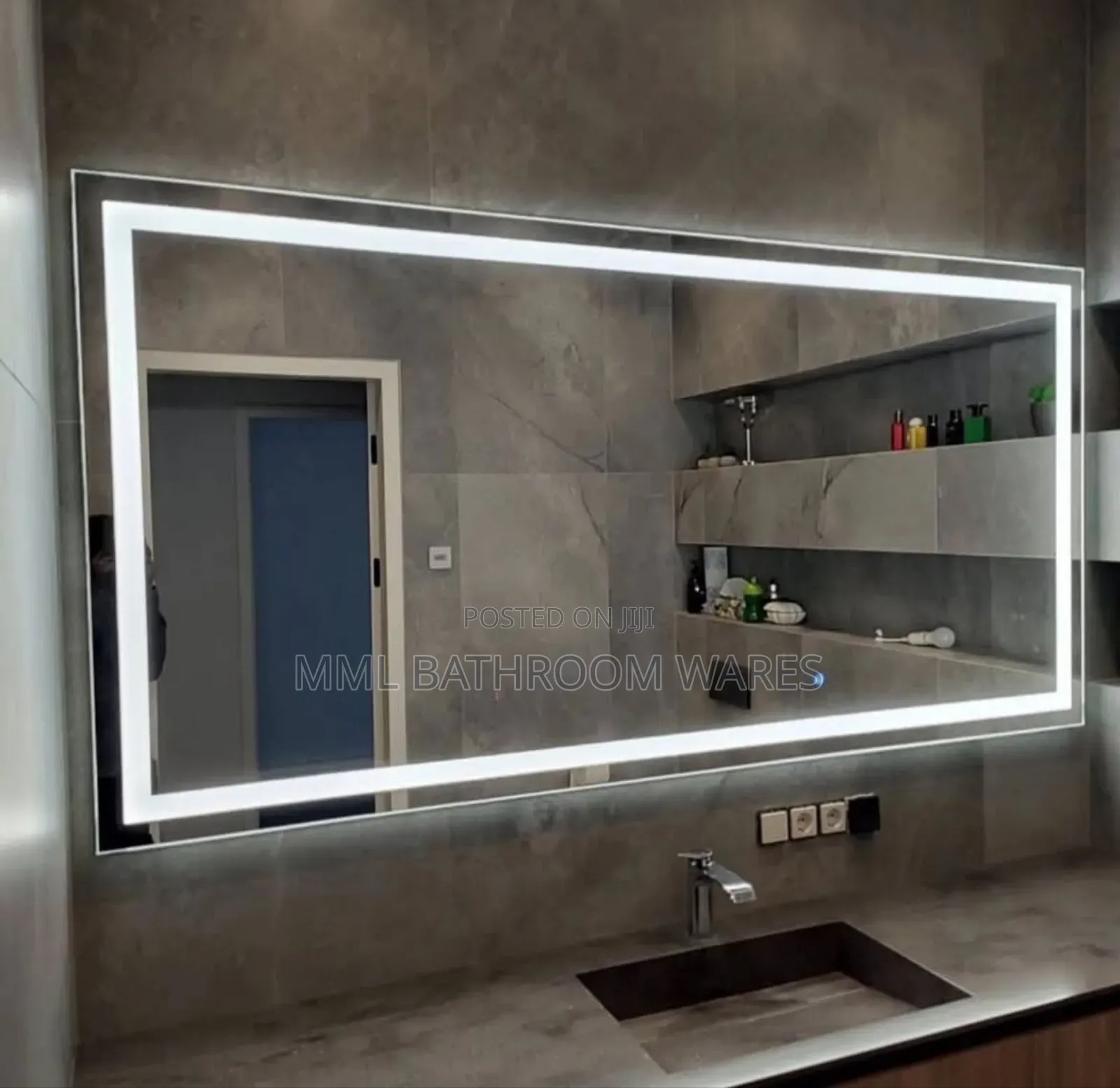 Frameless Full Length Bathroom Vanity Led Mirrors