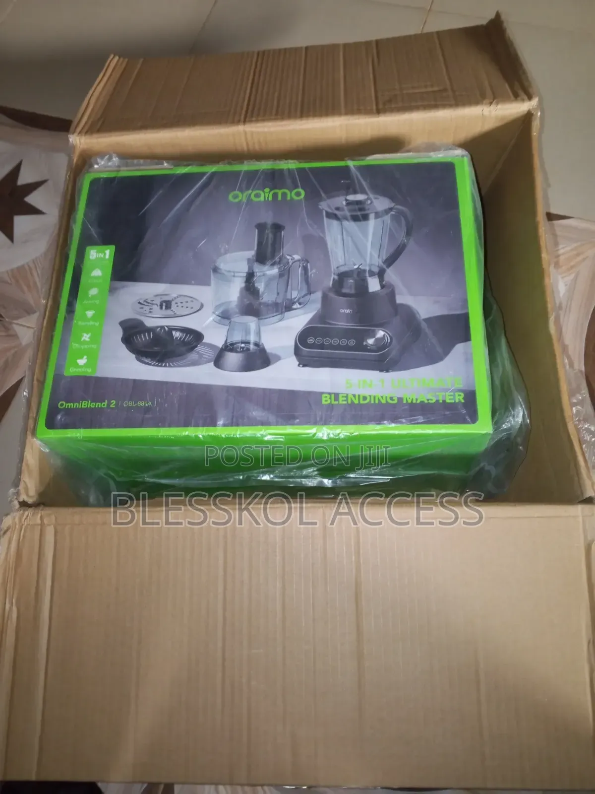 Oraimo Omniblend 2 21000 Rpm Speed 5-in-1 Blender