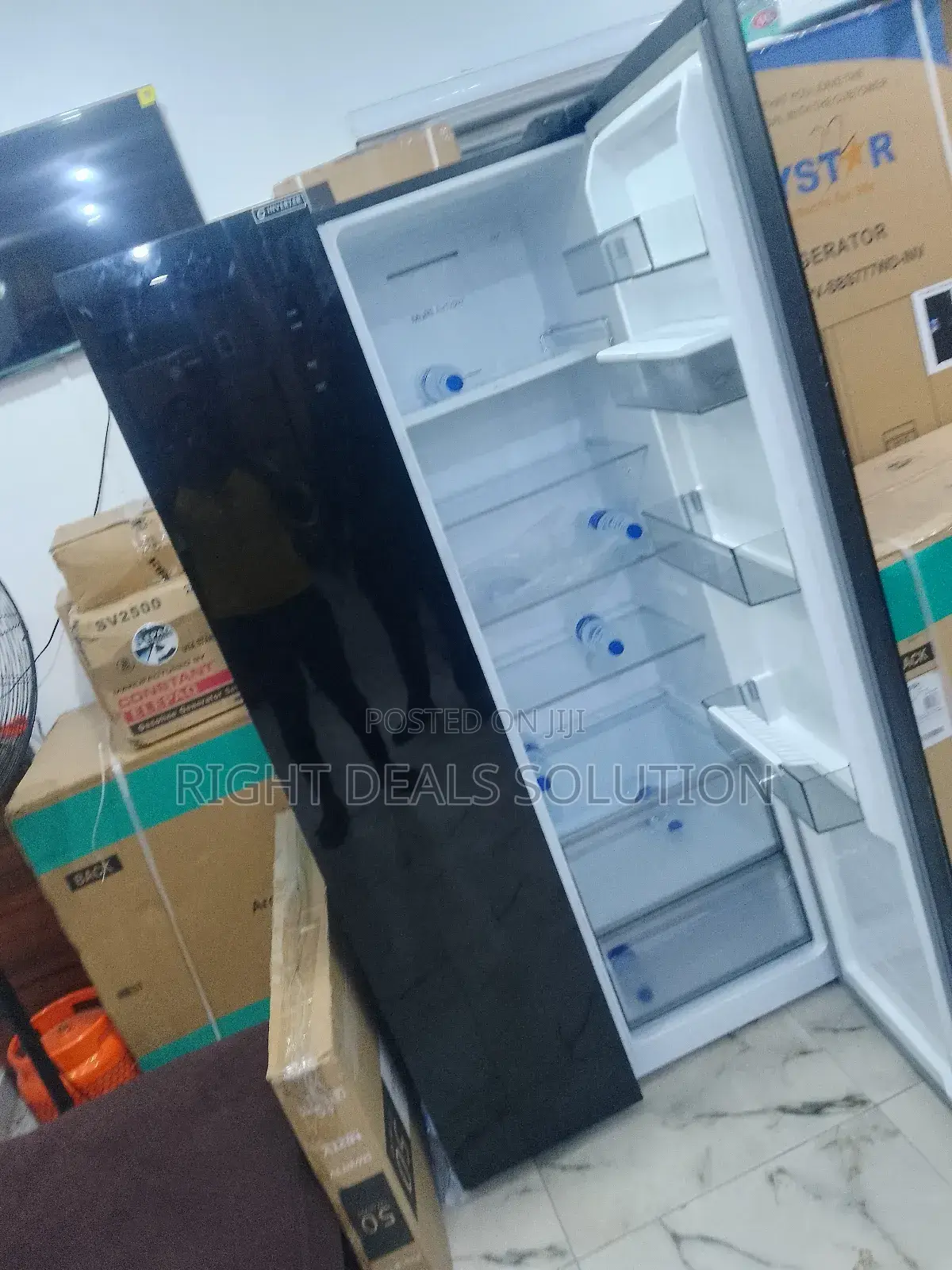Hisense Black Side-by-Side Inverter Refrigerator | Ultimate Cooling