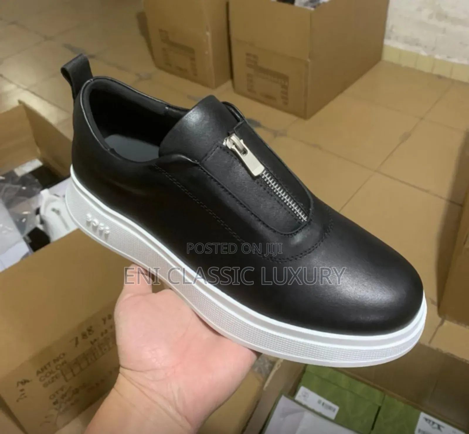 High Quality Luxury Men's Sneakers Boss Well Banded Package