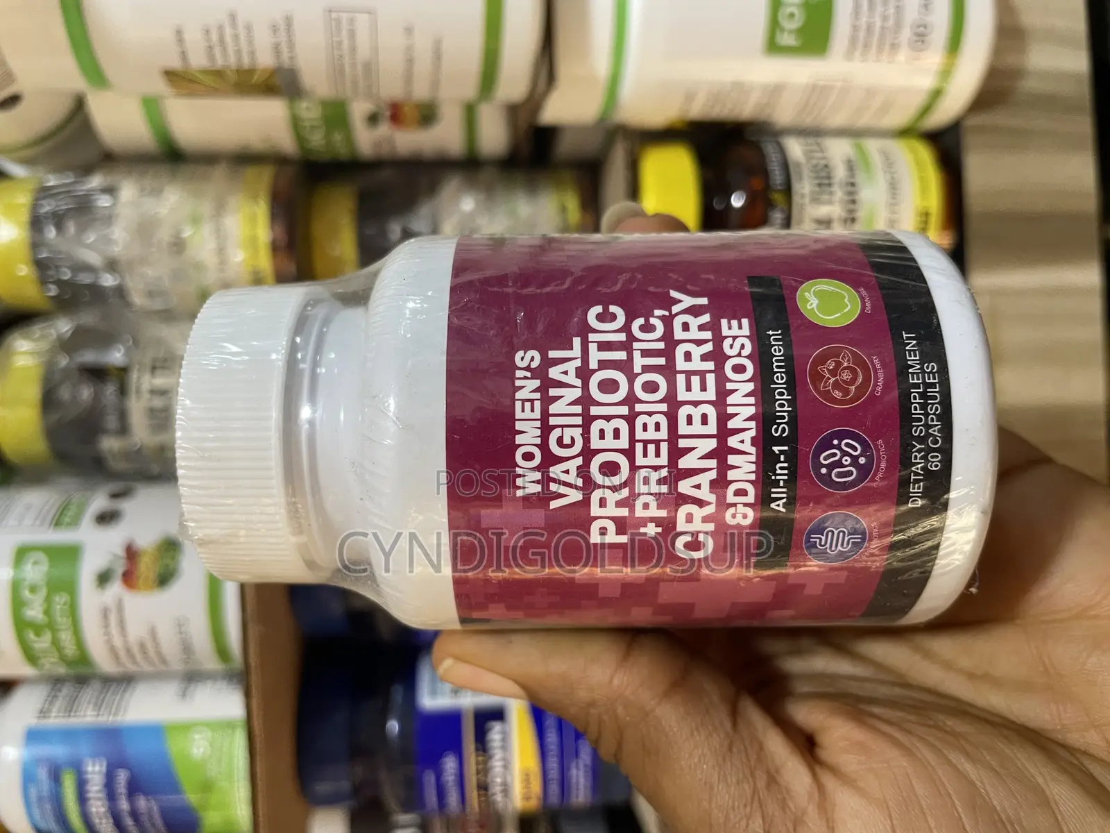 Women Vaginal Probiotic + Probiotic , Cranberry Dmannose at D