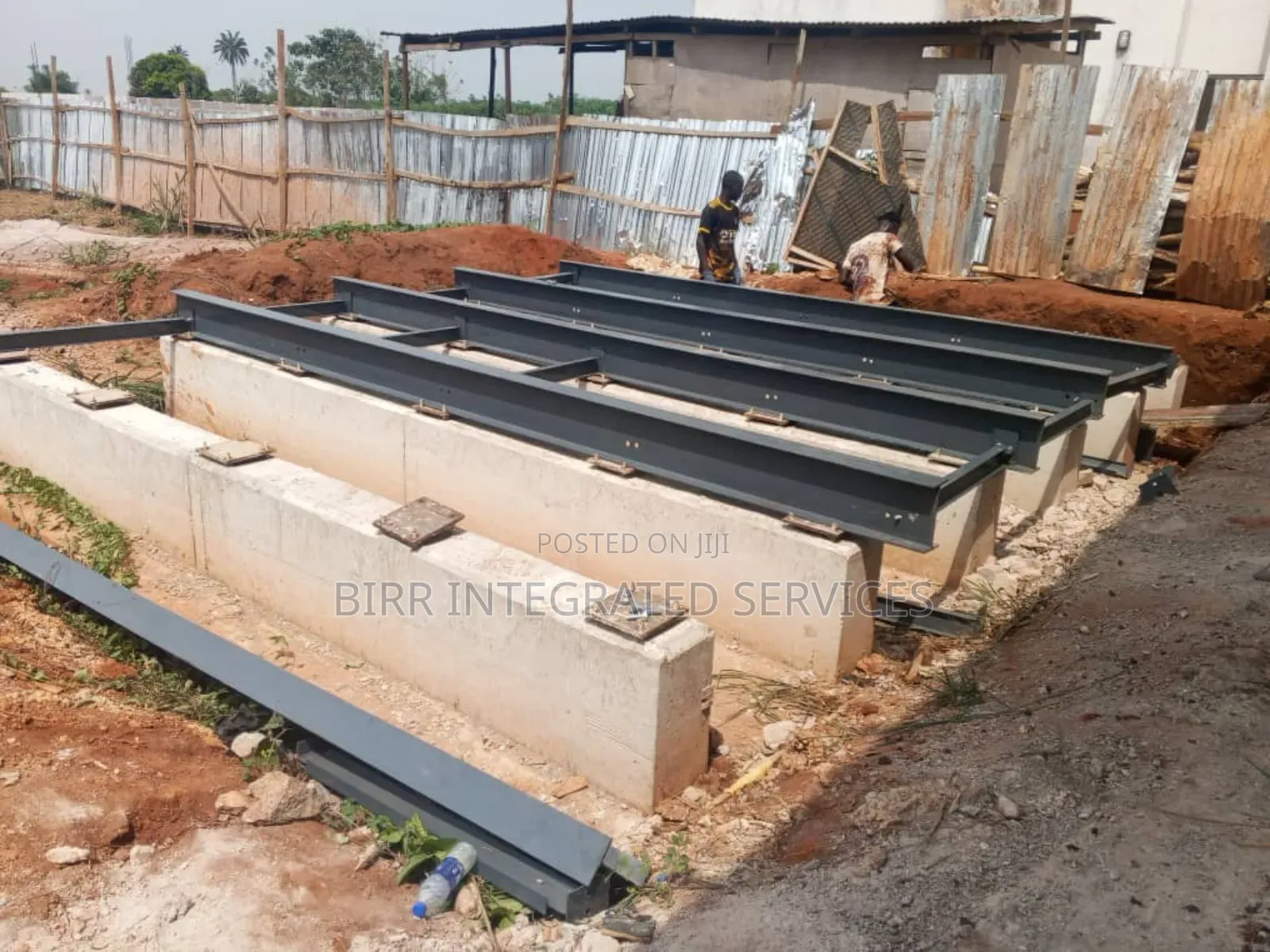 Braithwaite Pressed Steel Water Tank, Plinth And Stanchion Fabrication