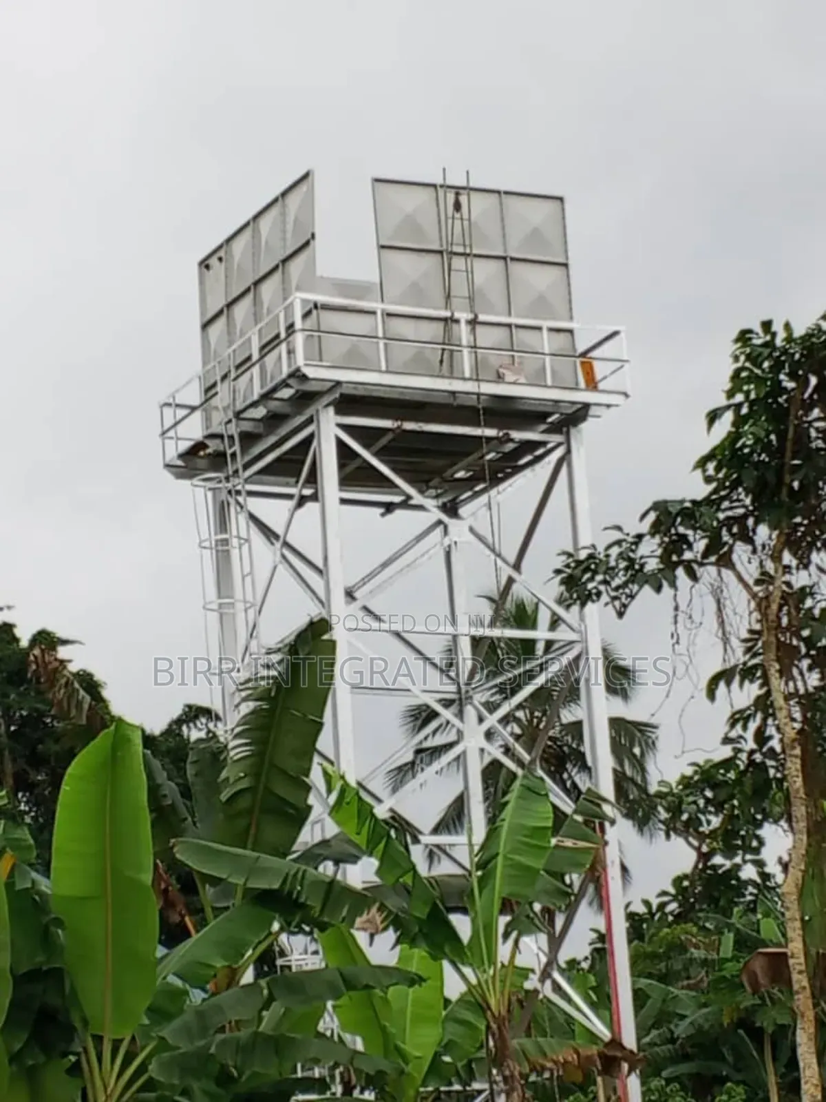 Braithwaite Pressed Steel Water Tank,Plinth,And Stanchion Fabrication