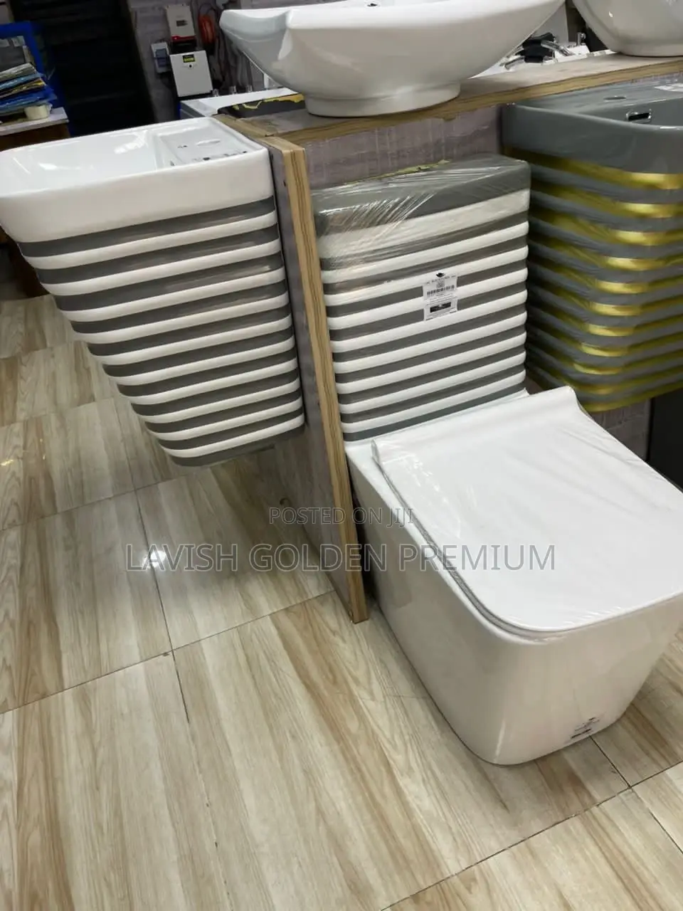 Luxury Water Closet With Suspended Basin