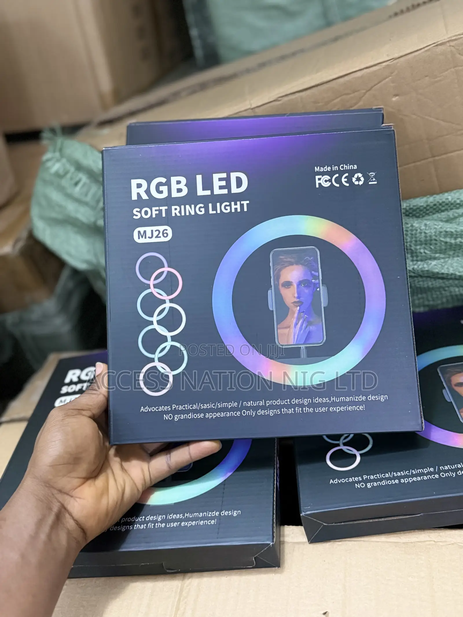 Mj26 10inches RGB Led Soft Ringlight With Tripod Stand