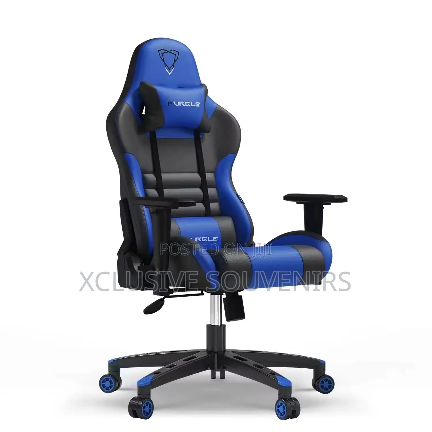 Furgle High Quality Leather Adjustable Hight Gaming Chair With Armrest