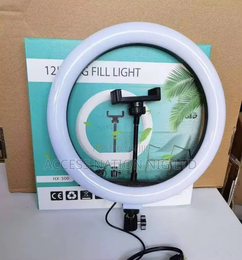 12inches Ring Fill Light With Tripod Stand