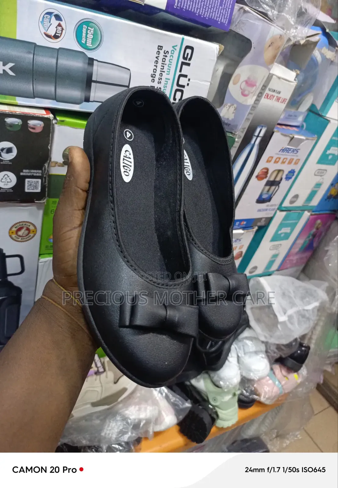 Quality Big Girls Black School Shoe Available