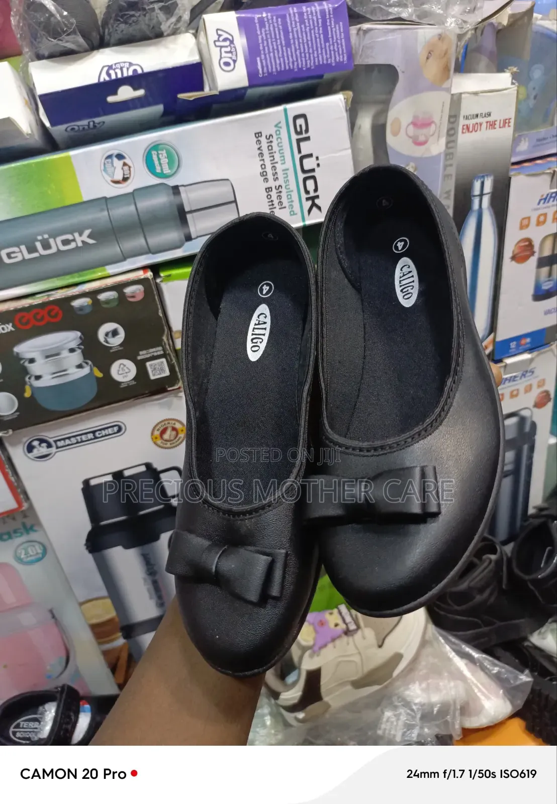 Quality Big Girls Black School Shoe Available