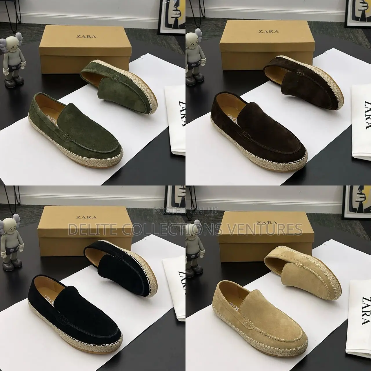 *2025 Zara Espadrille Suede Loafers; Now Available in 4 Colors*