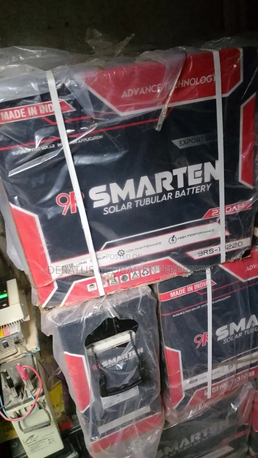 Smarten 220ams Tubular Battery Long Lasting Back Up