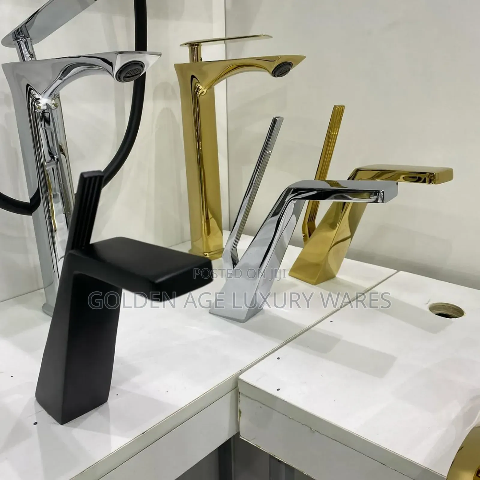 Brass Basin Mixer Tap Silver Color