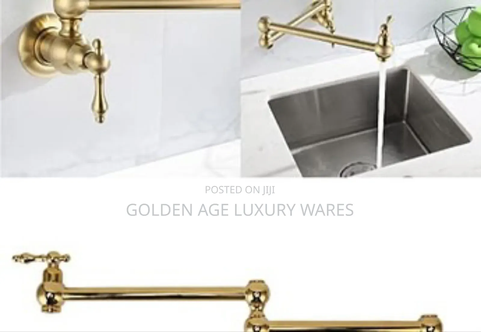 Quality Gold Pot Filler Tap