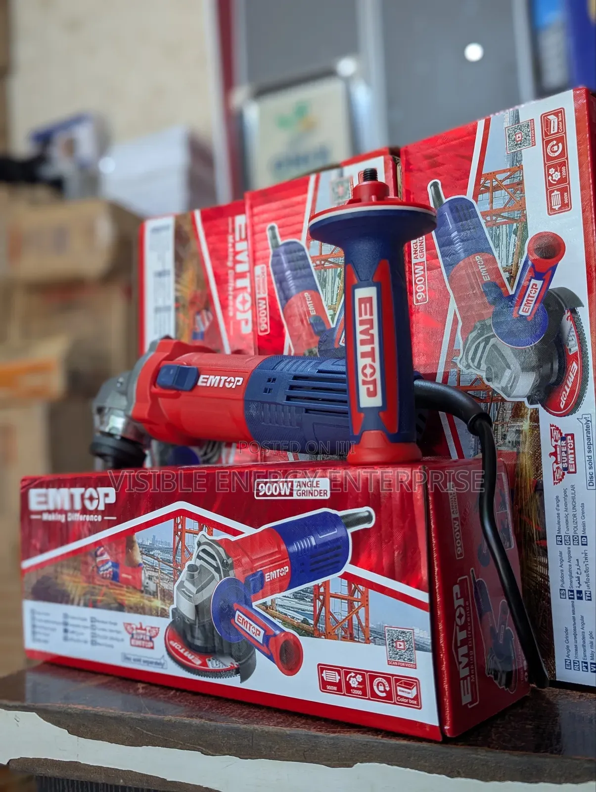 Emtop Angle Grinder 900w