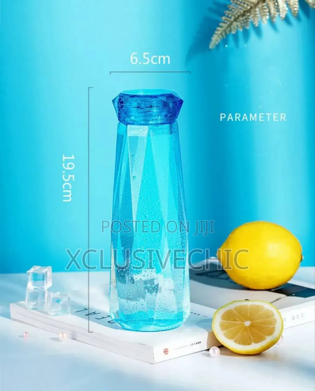 500ml Diamond Creative Frosted Transparent Bottle
