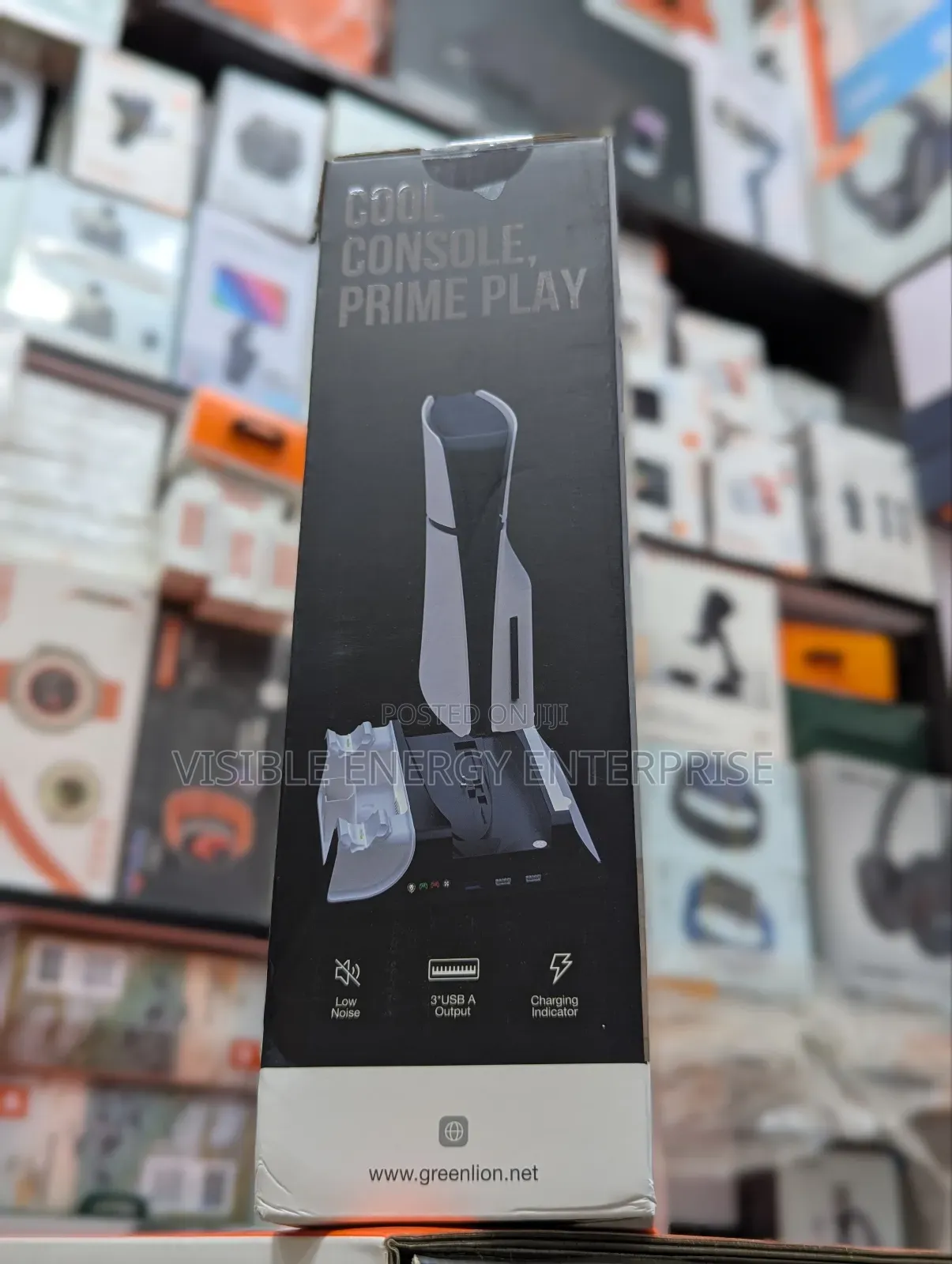 Green Lion Ps5 Cooling Stand Charging Station