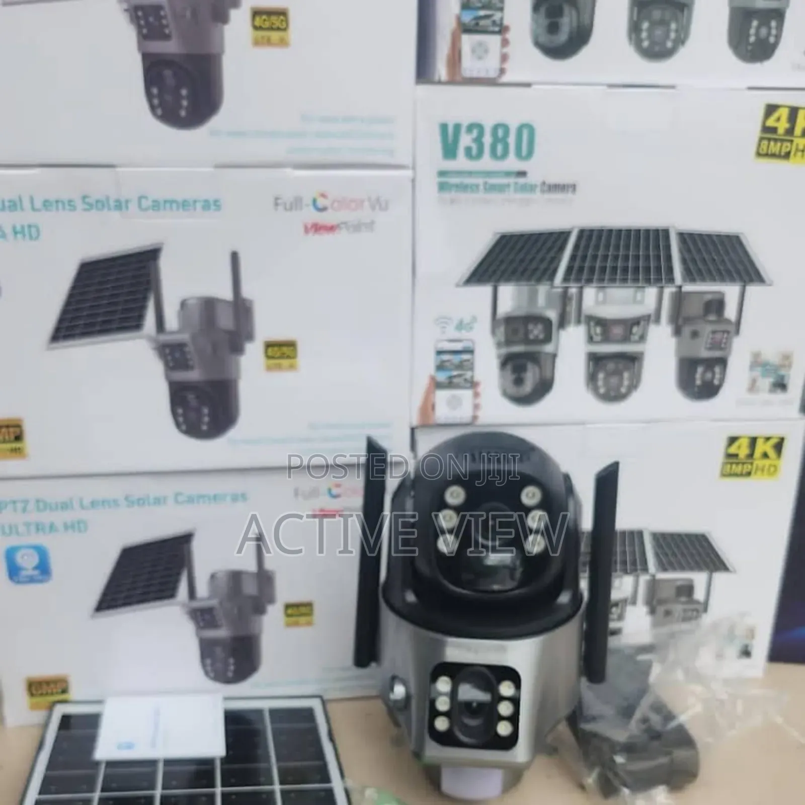 PTZ Security 4g Dual Lens CCTV Solar Camera