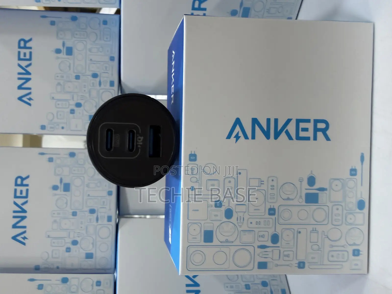 Anker Nano Car Charger (167.5w, 3 Ports)