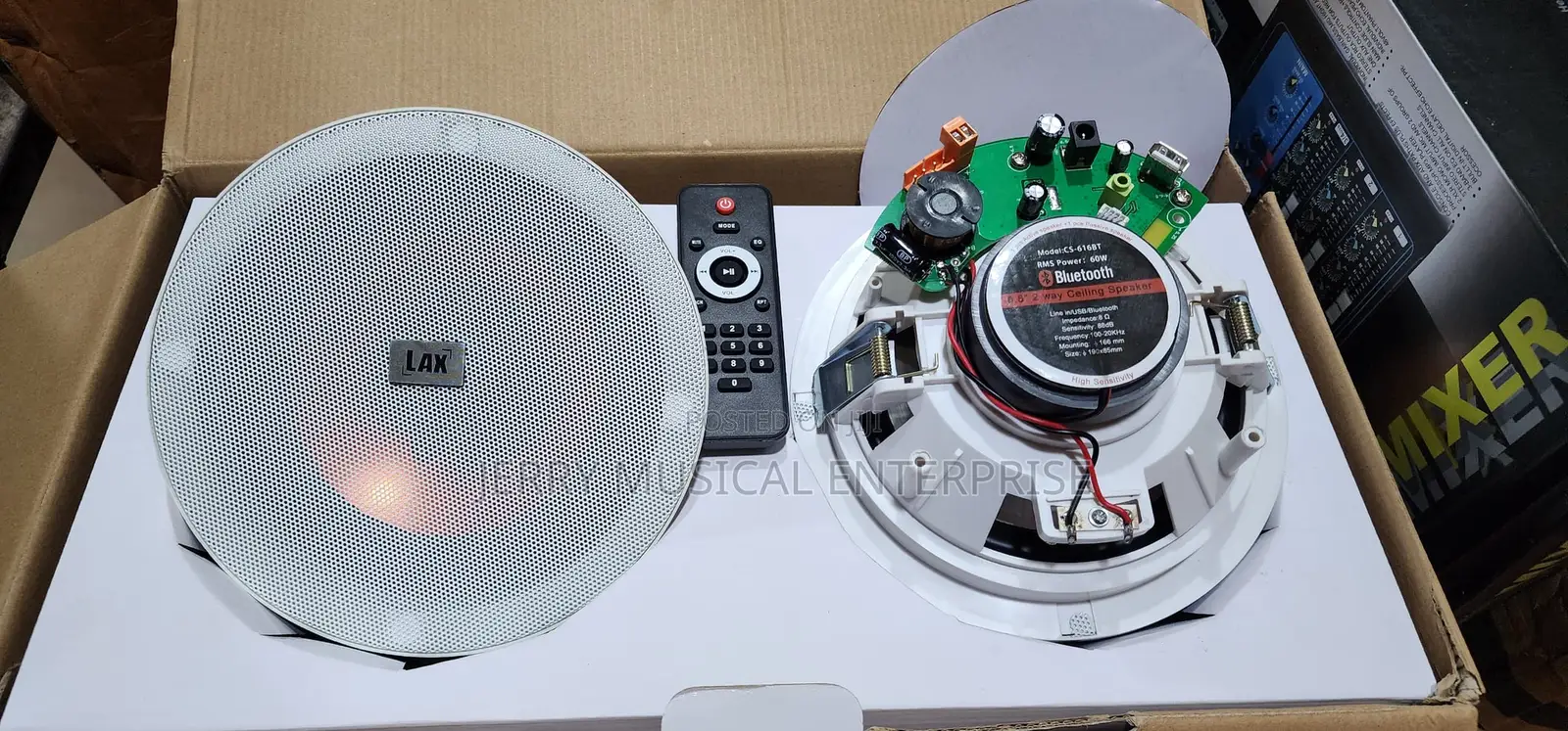 Lax 2n1 Frameless Ceiling Speakers