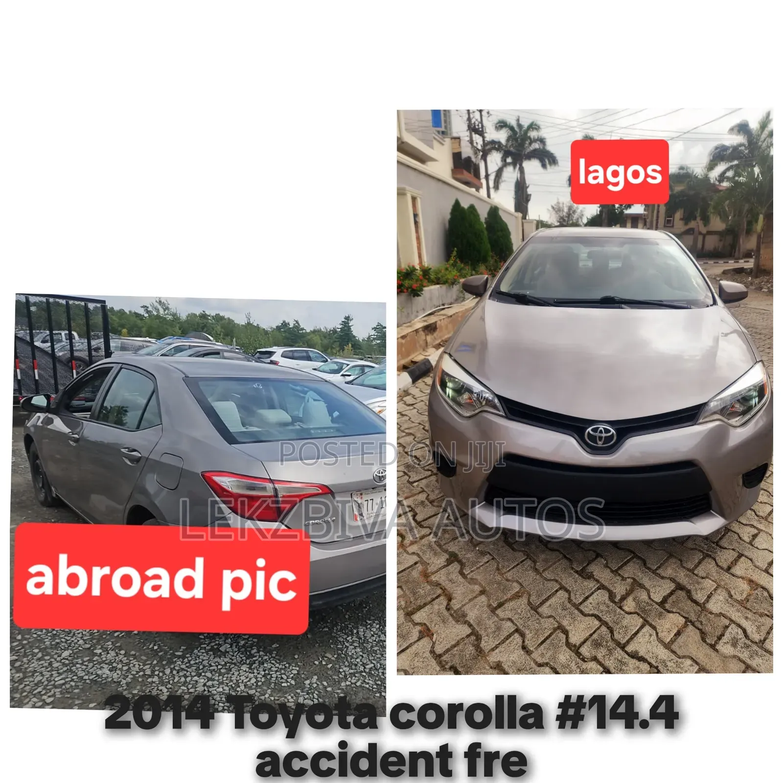 Toyota Corolla LE 4dr Sedan (1.8L 4cyl CVT) 2014 Beige