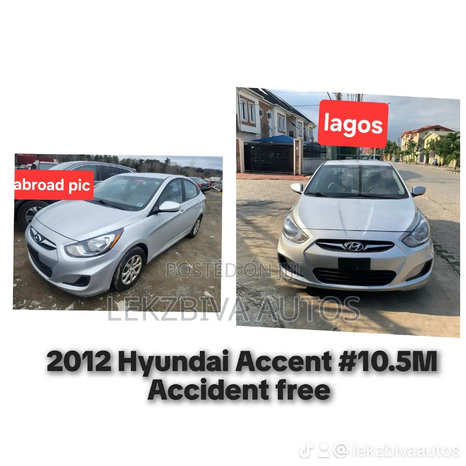 Hyundai Accent 2012 Silver
