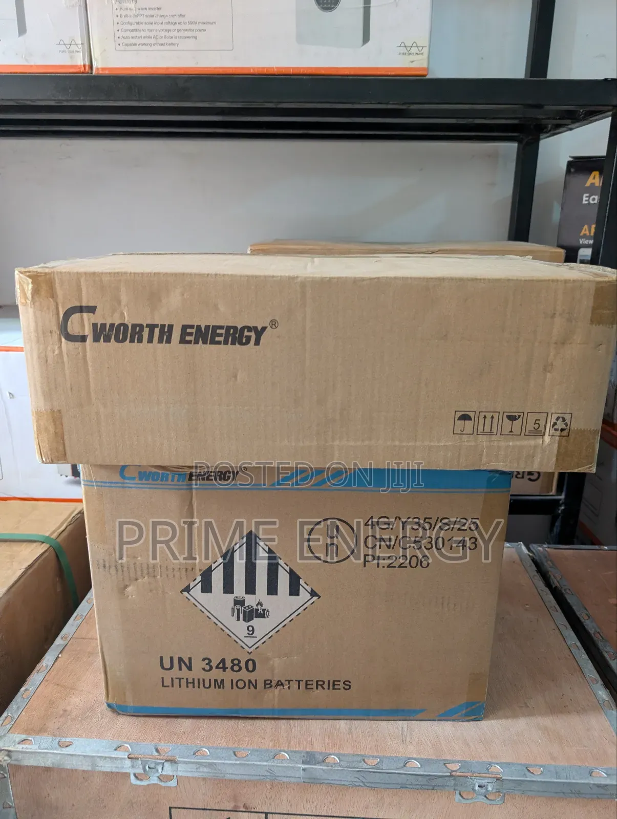 Combo Deal Cworth 1.8kva 12v Inverter & 2.5kwh 12v Lithium Battery