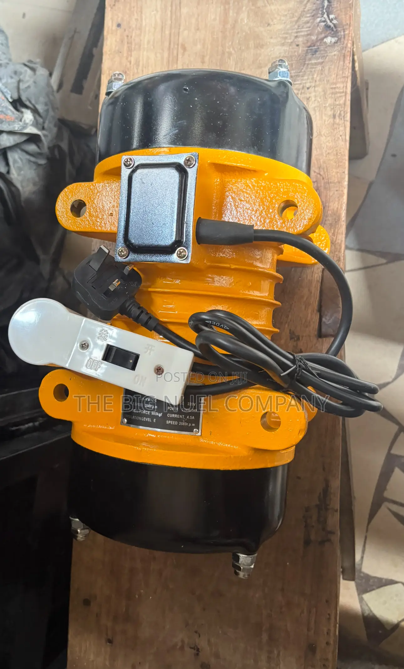 Original Heavy Duty Electric Vibrator Motor 3hp/220v Single Phase