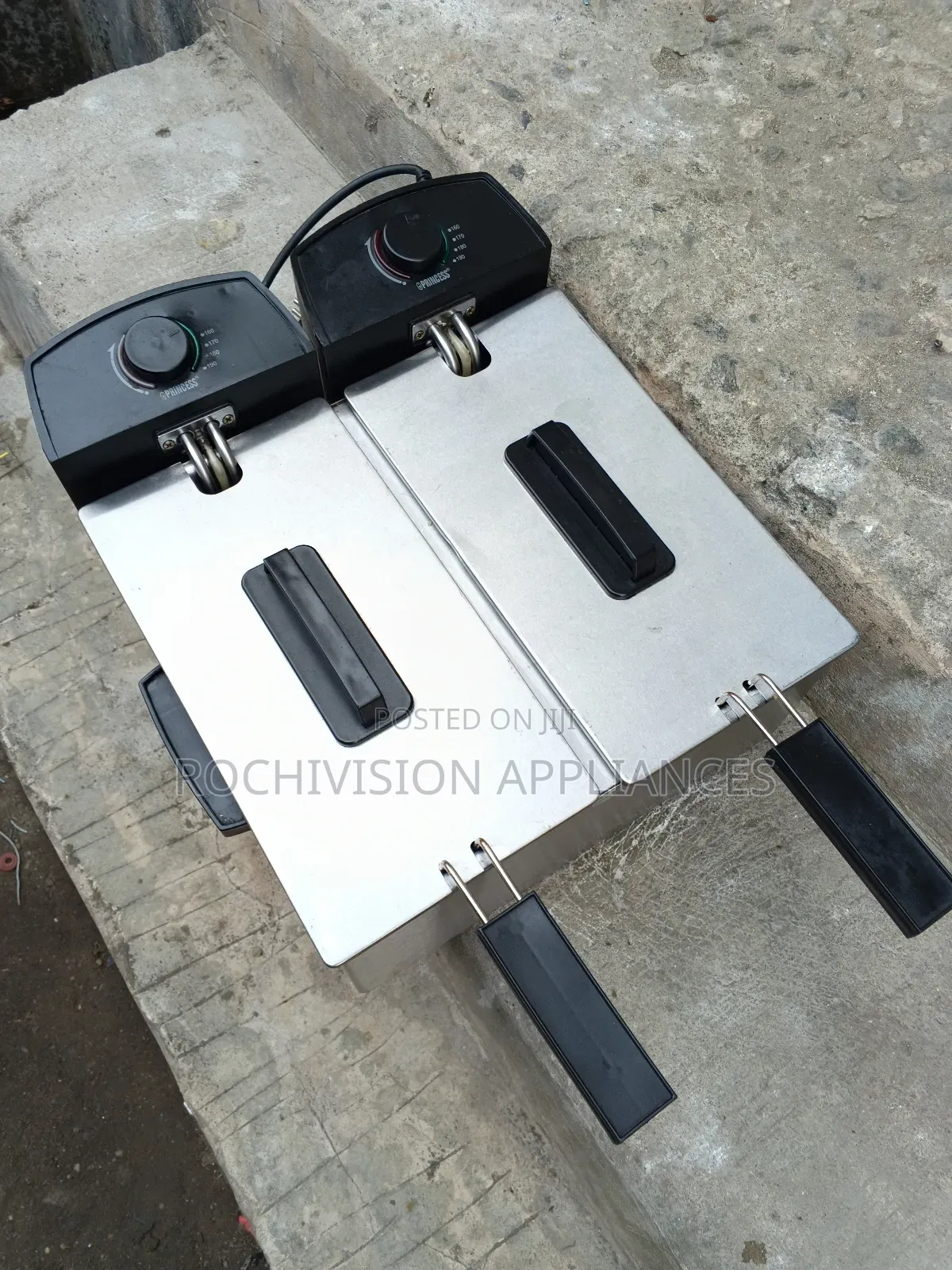 Electric Double Deep Fryer Double Professional Deep Fryer Industrial