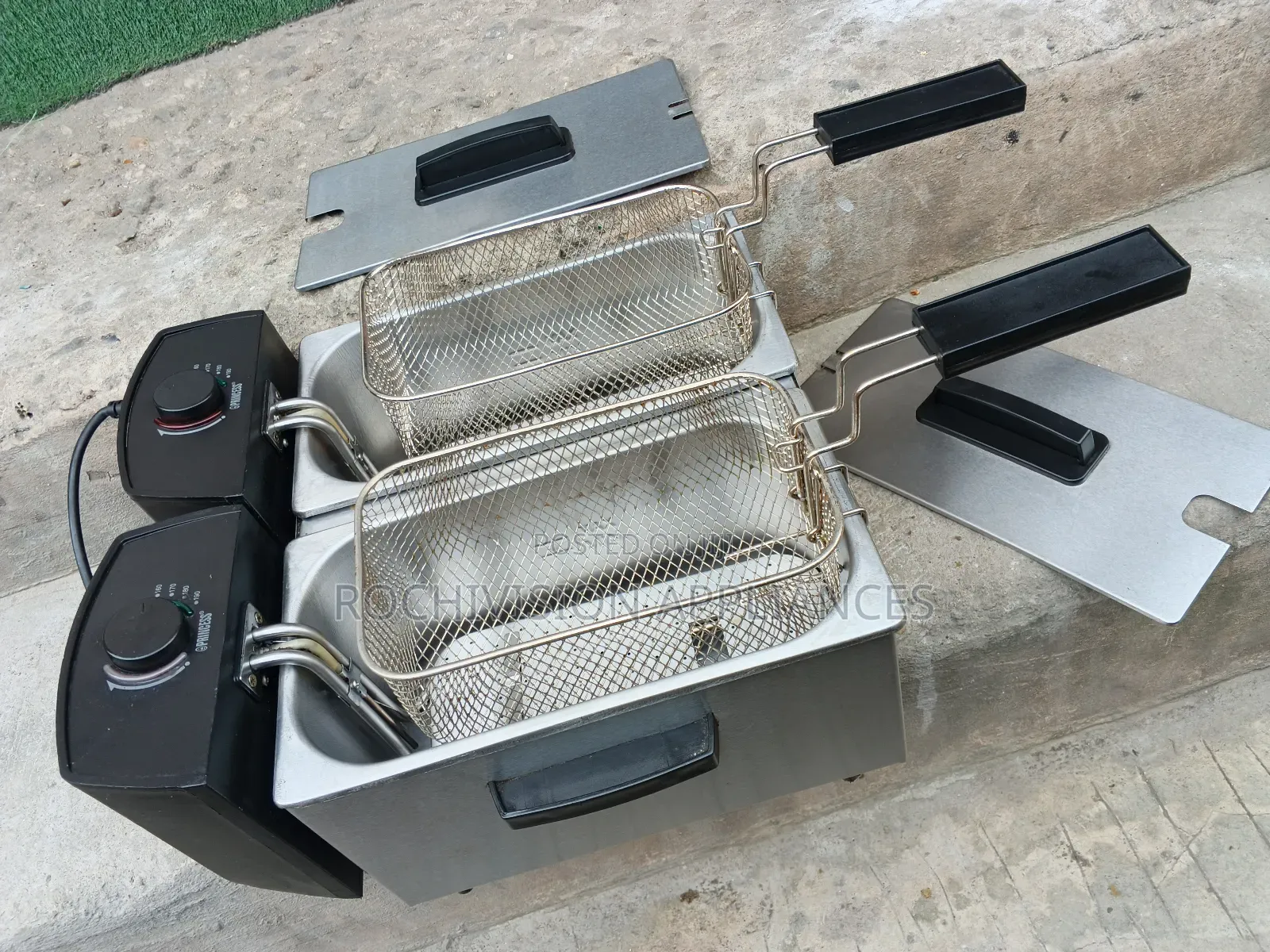 Electric Double Deep Fryer Double Professional Deep Fryer Industrial