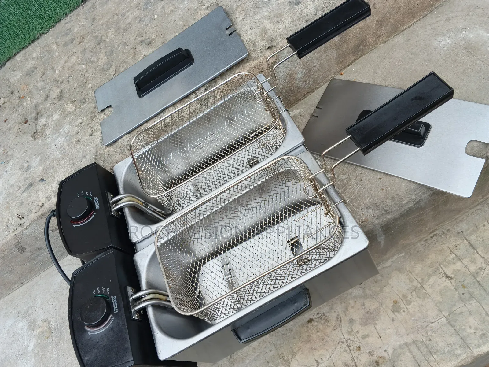 Electric Double Deep Fryer Double Professional Deep Fryer Industrial
