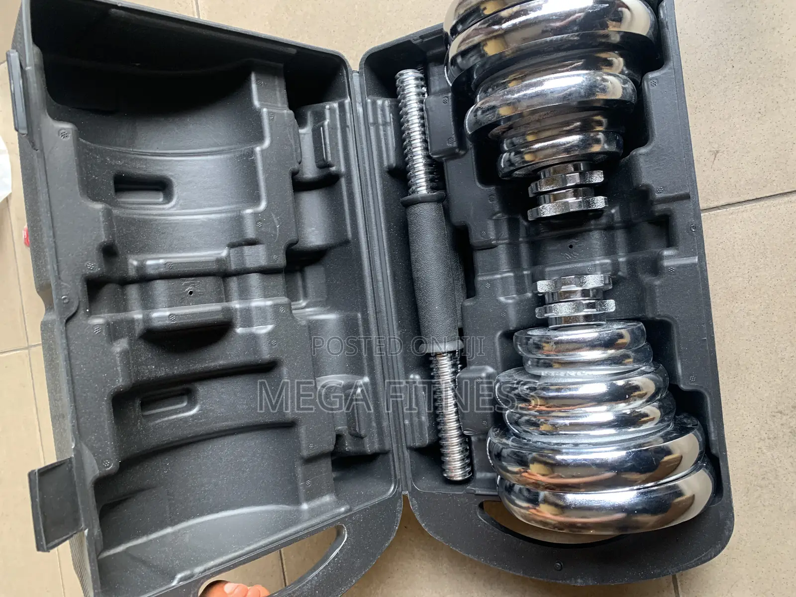 20kg Adjustable Coated Dumbells