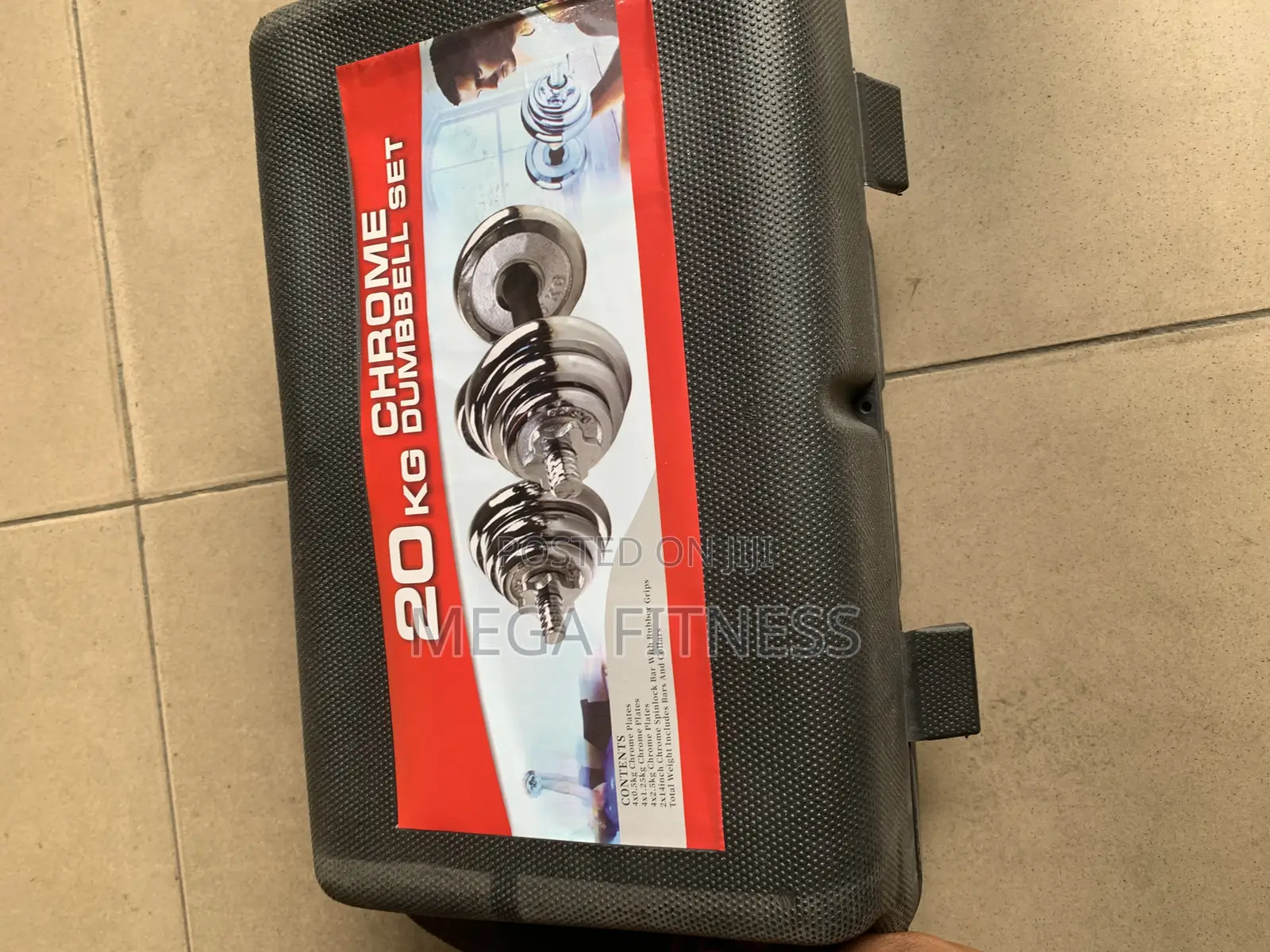 20kg Adjustable Coated Dumbells