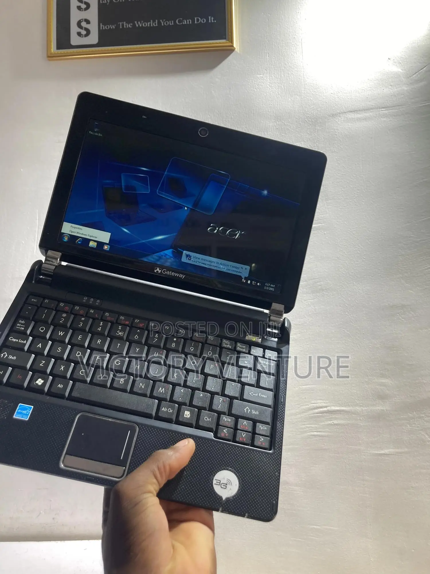 Laptop Gateway CX200S 1GB Intel Atom HDD 160GB