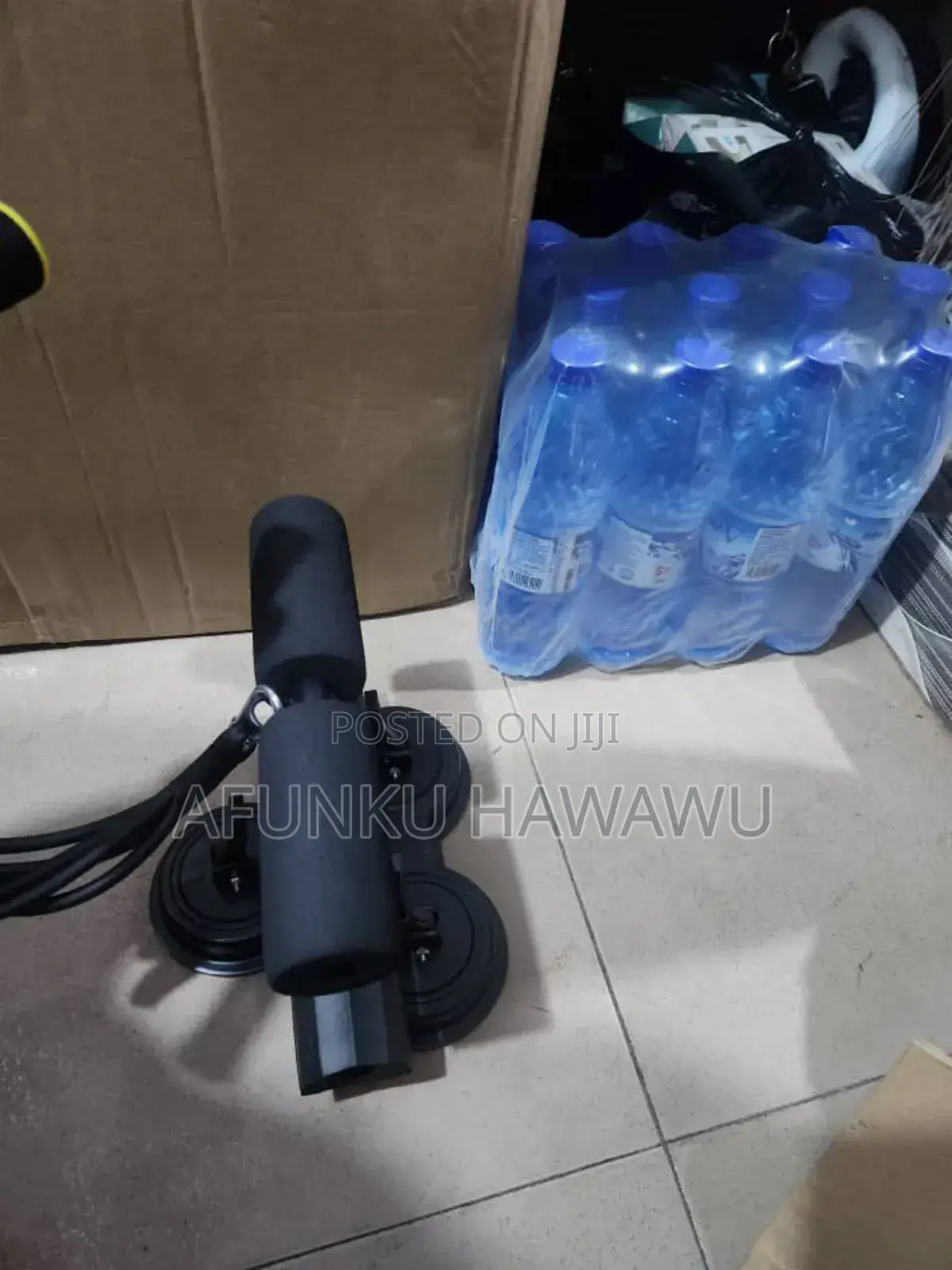 3 Suction Sit Up Bar With Rope