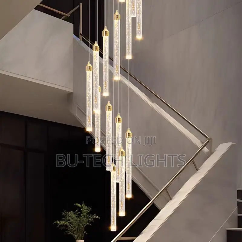 Long Raindrop Chandelier
