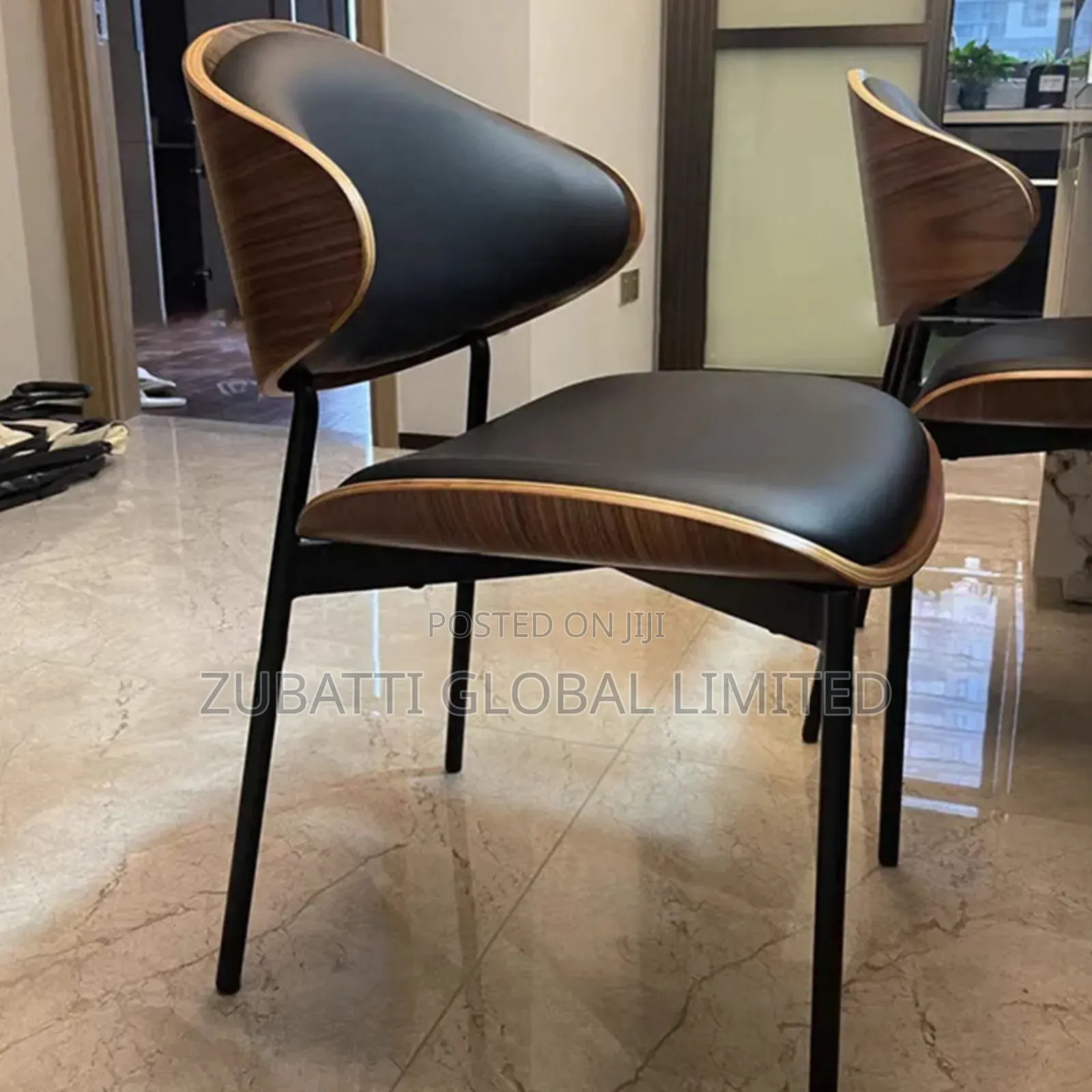 Foreign Dining Chair / Coffee Chair With Metal Legs