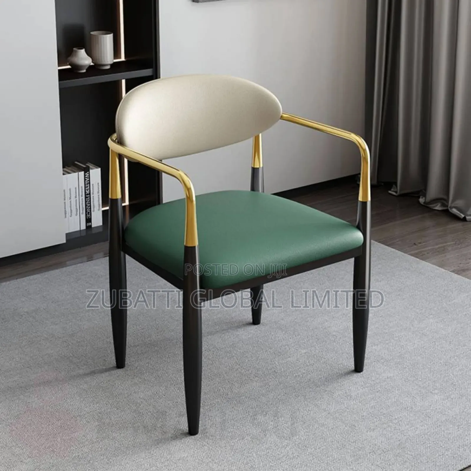 Foreign Dining Chair / Coffee Chair With Metal Legs