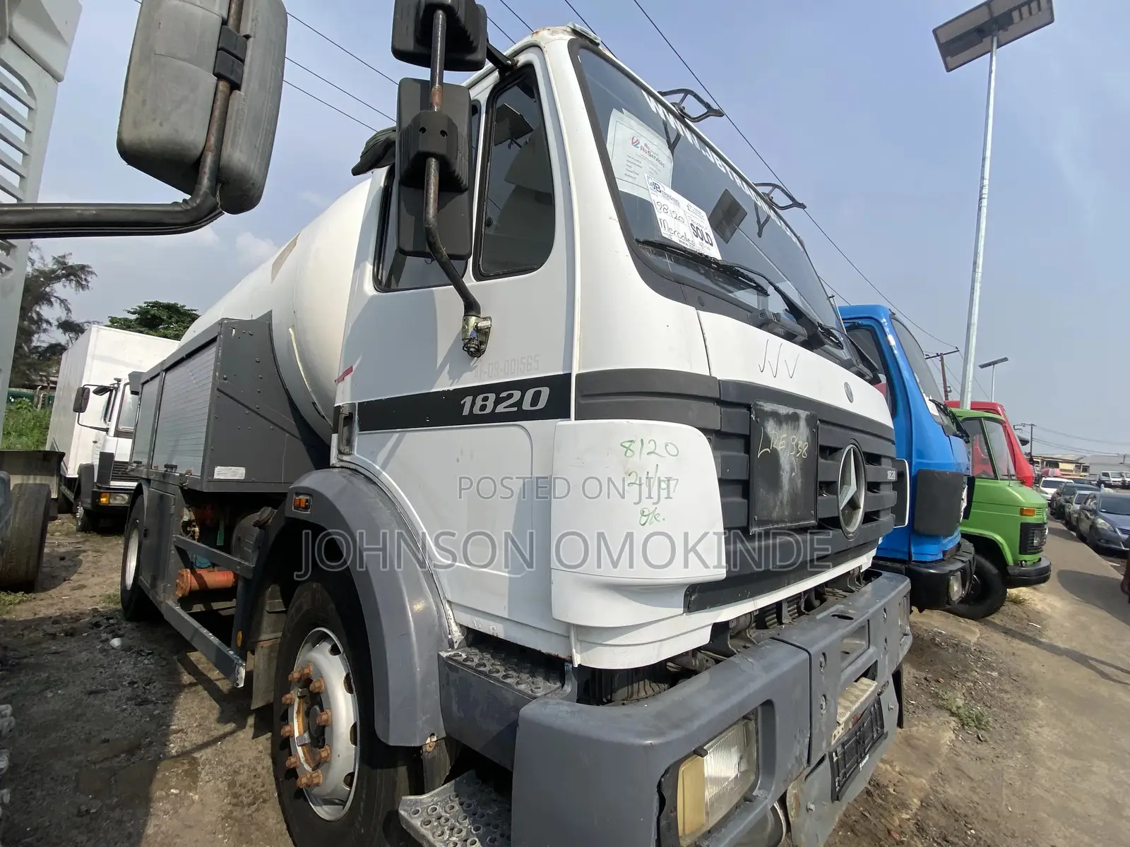 Mercedes 1820 LPG Gas Tanker