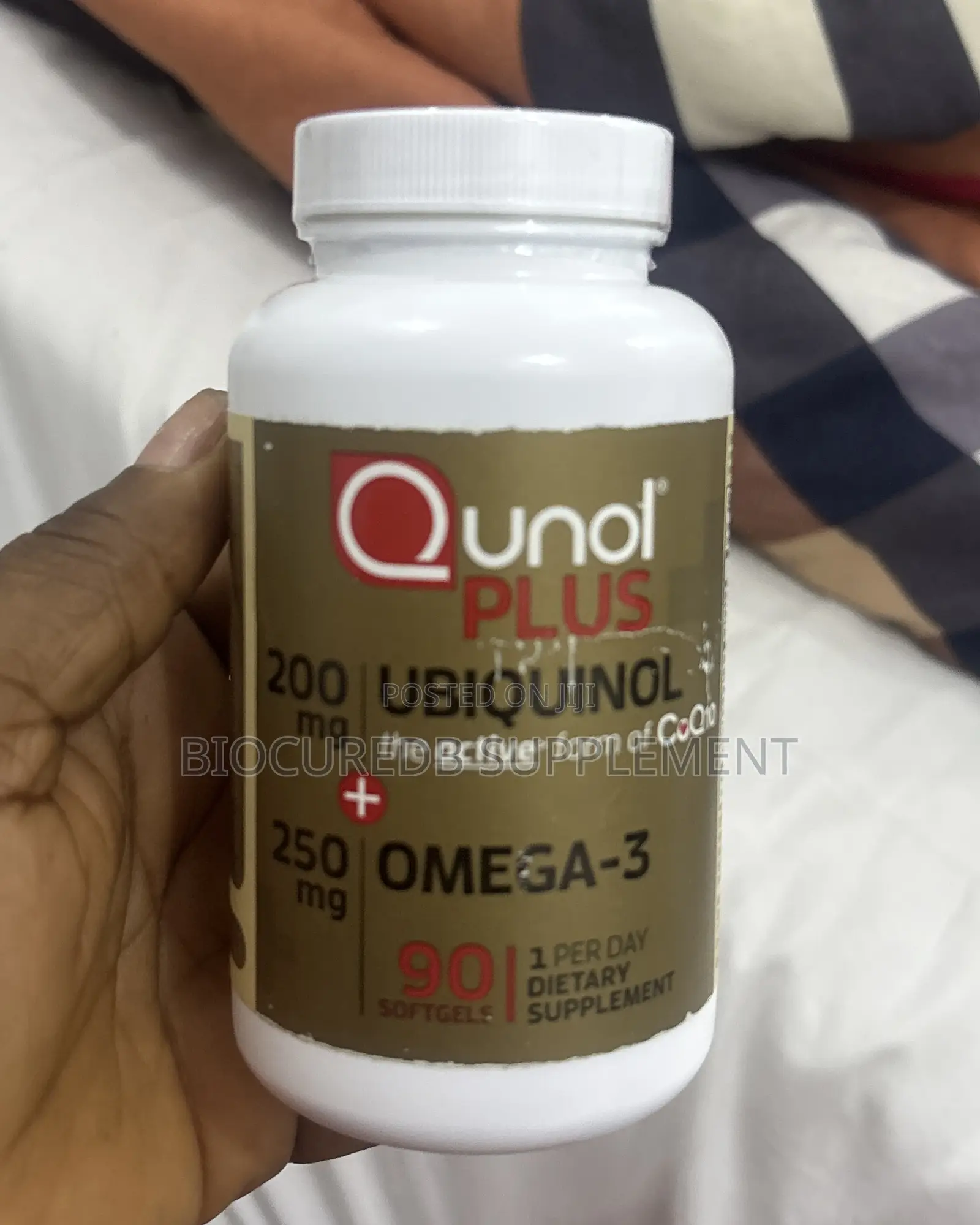 Qunol Plus Ubiquinol Coq10 Omega 3 200mg 90caps