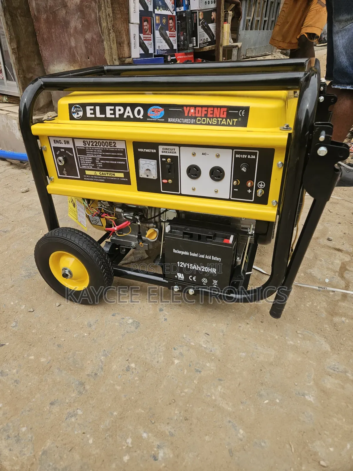 Elepaq 10kva Petorl Generator 100%Copper Wire