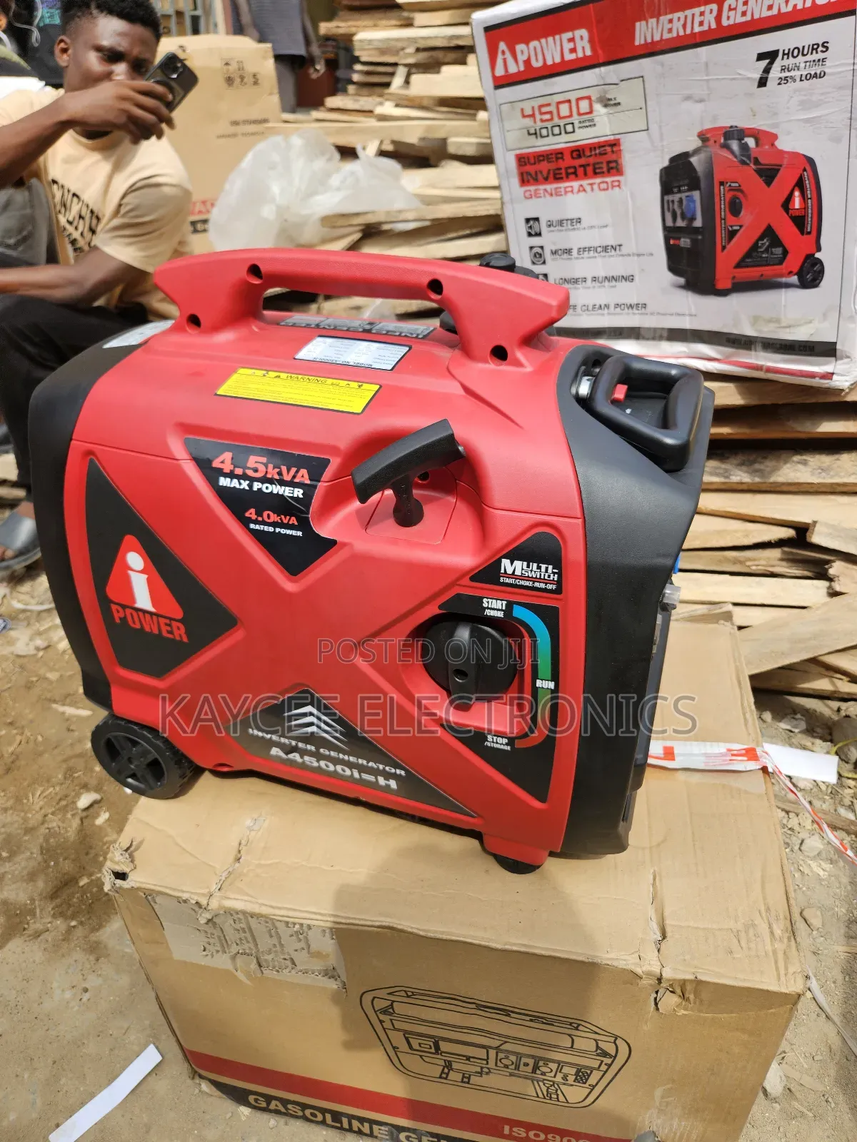 Ipower 4.5kva Soundproof Inverter Generator